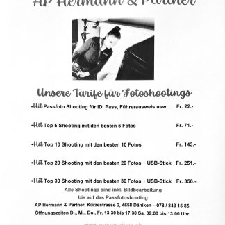 Fotoshooting Tarife