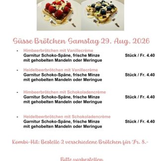 Süsse Brötchen